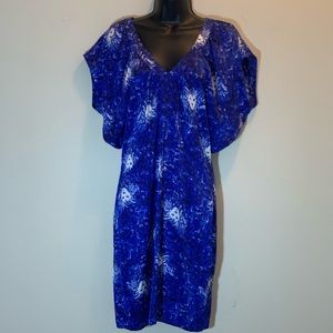 Lion Face Abstract Art Print Dolman Sleeve Dress